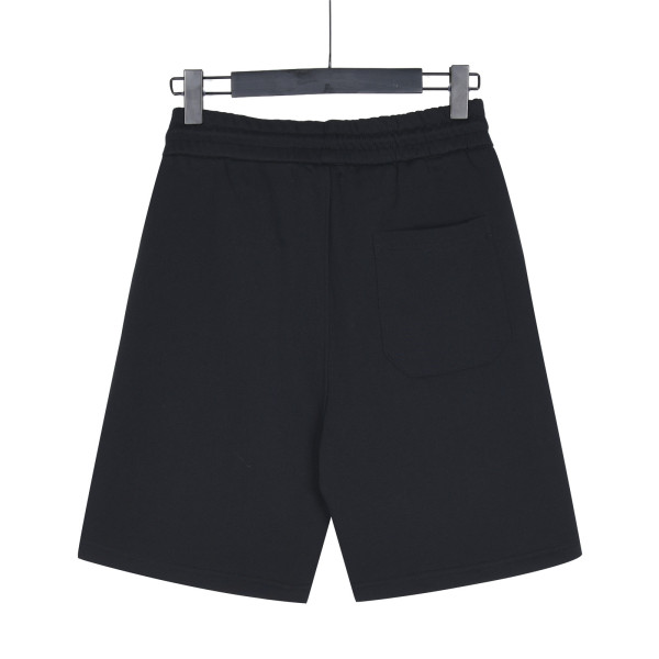 Burberry Monogram Motif Cashmere Drawcord Shorts Black