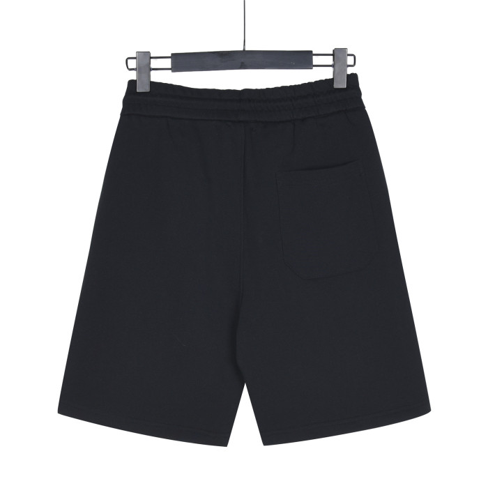 Burberry Monogram Motif Cashmere Drawcord Shorts Black