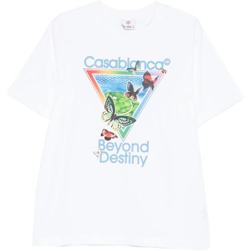 Casablanca tennis club beyond destiny graphic t-shirt