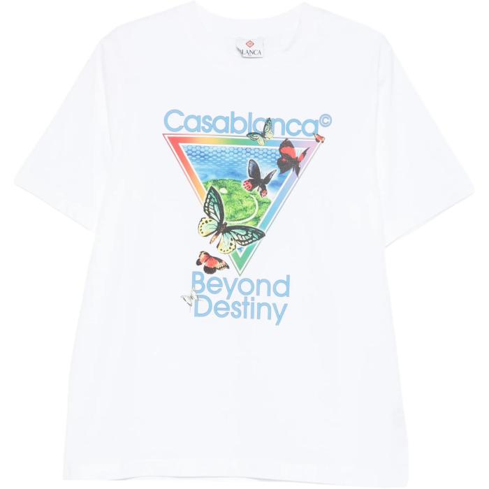Casablanca tennis club beyond destiny graphic t-shirt
