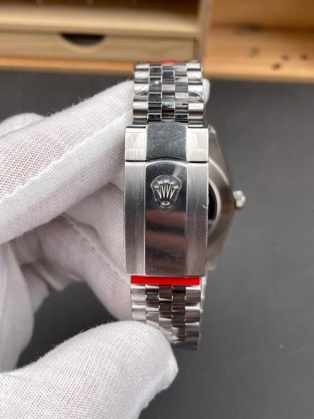 ROLEX Fluted Bezel Datejust Collection Pothos Automatic Mechanical Movement Men's Watches Watch 41mm Gray Dial