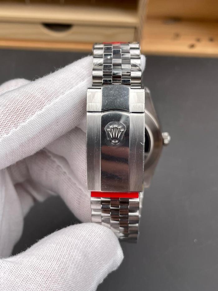 ROLEX Fluted Bezel Datejust Collection Pothos Automatic Mechanical Movement Men's Watches Watch 41mm Gray Dial