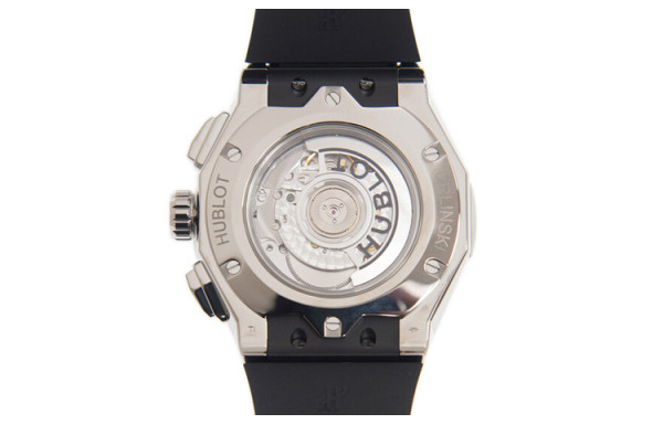 HUBLOT Automatic Mechanical Movement Men's Watches Watch 45mm Black Dial Titanium Watch Case Rubber Strap