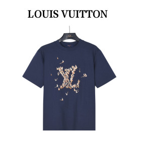 LOUIS VUITTON Lv Embroidered Cotton T Shirt
