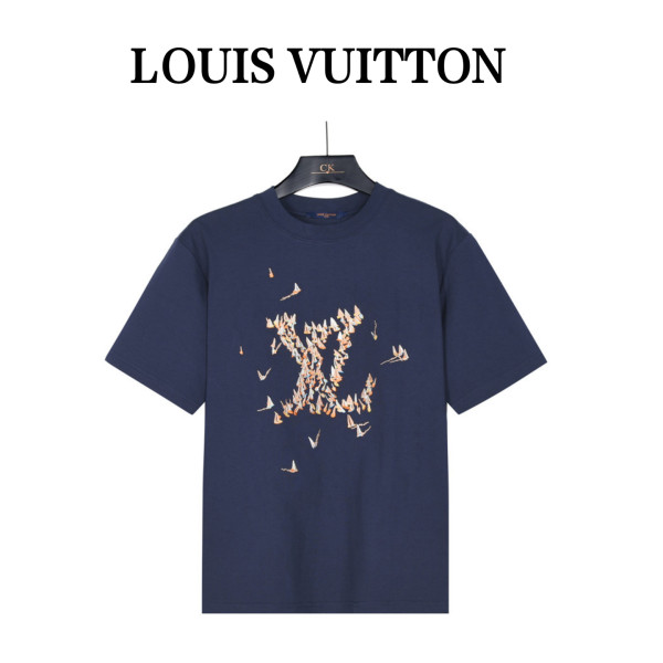 LOUIS VUITTON Lv Embroidered Cotton T Shirt