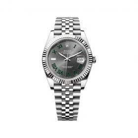 ROLEX Fluted Bezel Datejust Collection Pothos Automatic Mechanical Movement Men's Watches Watch 41mm Gray Dial