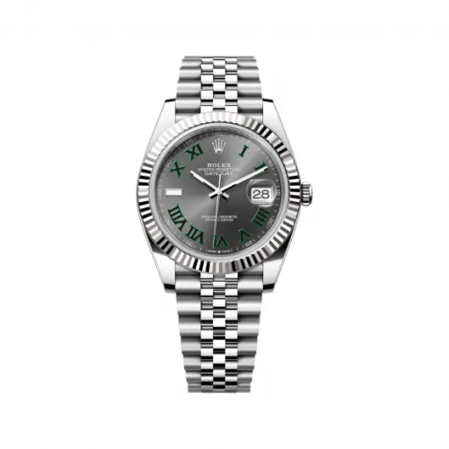 ROLEX Fluted Bezel Datejust Collection Pothos Automatic Mechanical Movement Men's Watches Watch 41mm Gray Dial