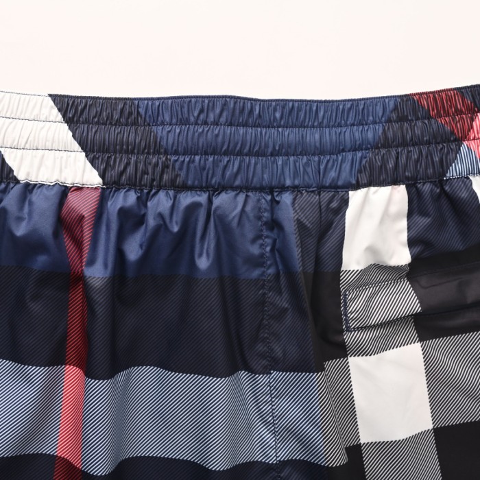 Burberry Checked Drawstring Swim Shorts