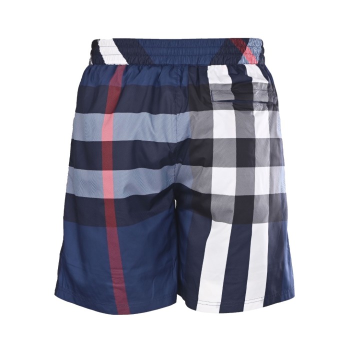 Burberry Checked Drawstring Swim Shorts