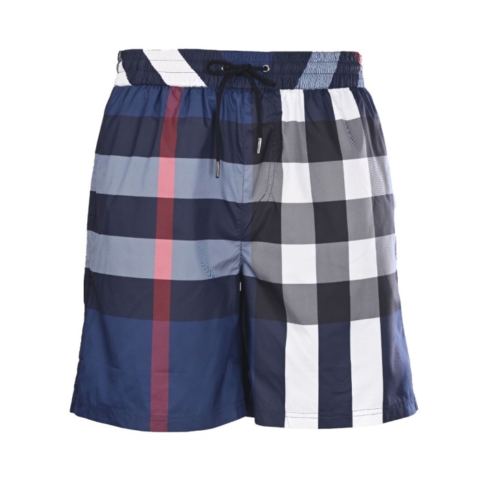 Burberry Checked Drawstring Swim Shorts
