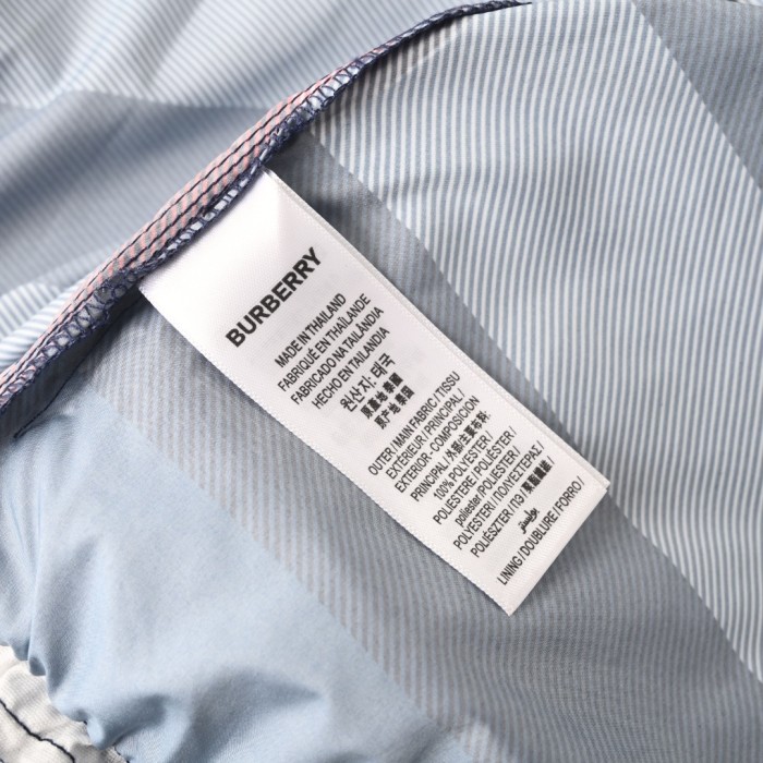 Burberry Checked Drawstring Swim Shorts