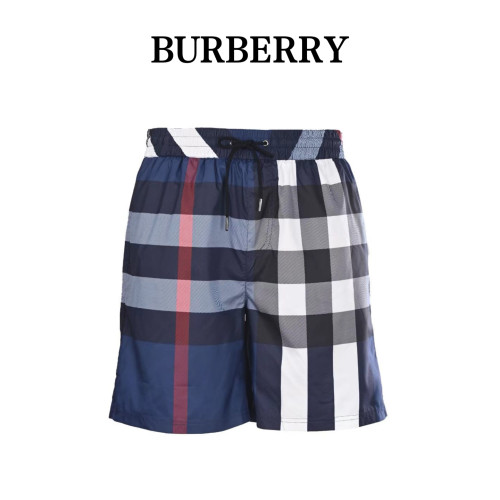 Burberry Checked Drawstring Swim Shorts