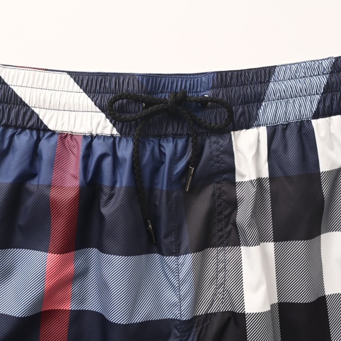 Burberry Checked Drawstring Swim Shorts