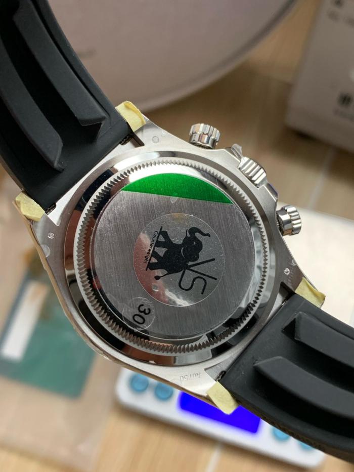 ROLEX Automatic Mechanical Movement Men's Watches Watch 40mm Silver Dial 18K White Gold Watch Case
