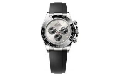 ROLEX Automatic Mechanical Movement Men's Watches Watch 40mm Silver Dial 18K White Gold Watch Case