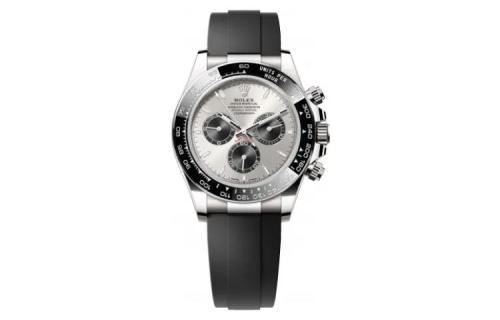 ROLEX Automatic Mechanical Movement Men's Watches Watch 40mm Silver Dial 18K White Gold Watch Case