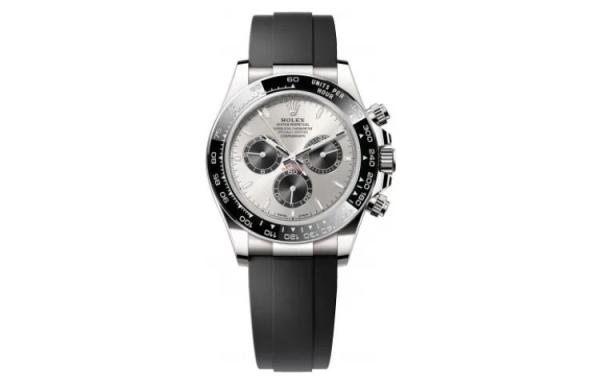 ROLEX Automatic Mechanical Movement Men's Watches Watch 40mm Silver Dial 18K White Gold Watch Case