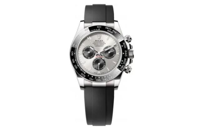 ROLEX Automatic Mechanical Movement Men's Watches Watch 40mm Silver Dial 18K White Gold Watch Case