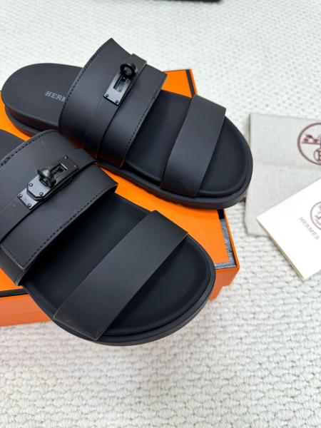 HERMES Jackson Quick Dry Slide Slippers Men's Black