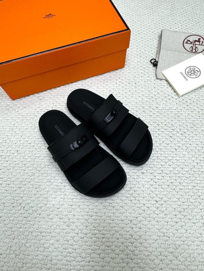HERMES Jackson Quick Dry Slide Slippers Men's Black