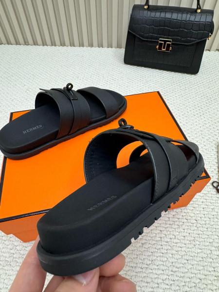 HERMES Jackson Quick Dry Slide Slippers Men's Black