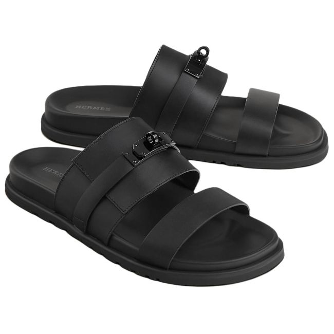 HERMES Jackson Quick Dry Slide Slippers Men's Black