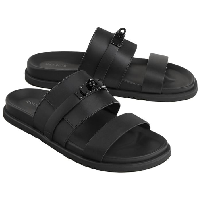 HERMES Jackson Quick Dry Slide Slippers Men's Black