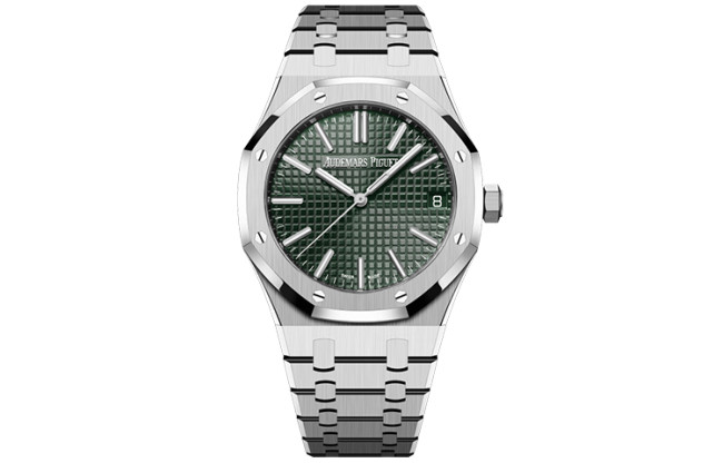 AUDEMARS PIGUET ROYAL OAK Automatic Mechanical Movement 50m Waterproof Men's Watches Watch 41mm Green Dial