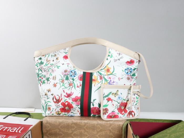 GUCCI Thermoplastic Polyurethane Handbag Large Women's Multicolor 853971-FAGDB-9564 L40cm W16cm H46cm
