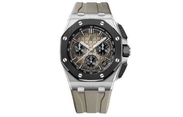 AUDEMARS PIGUET Automatic Mechanical Movement 100m Waterproof Unisex Watch 43mm Gray Dial Stainless Steel Case