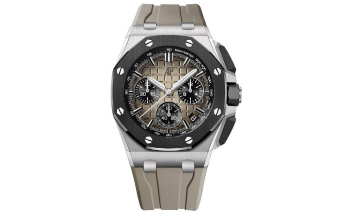 AUDEMARS PIGUET Automatic Mechanical Movement 100m Waterproof Unisex Watch 43mm Gray Dial Stainless Steel Case
