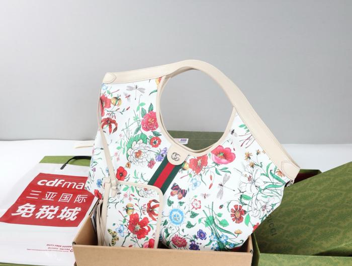 GUCCI Thermoplastic Polyurethane Handbag Large Women's Multicolor 853971-FAGDB-9564 L40cm W16cm H46cm