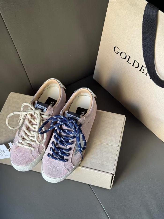 Golden Goose True Star Cow Leather Low top Casual Shoes Pink