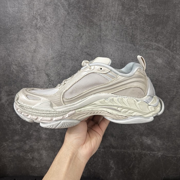 Balenciaga Triple S .2 Low top Chunky Sneakers Egg Shell Yellow