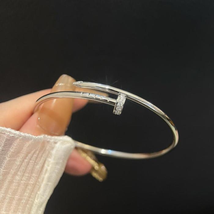 Cartier 18K white gold Juste Un Clou bracelet