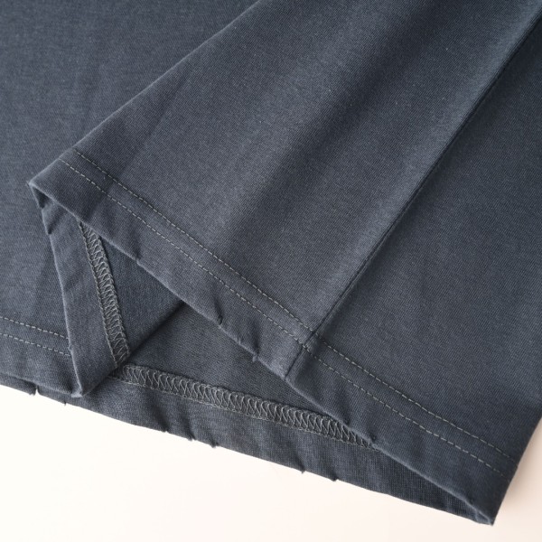 Acne Studios T Shirts Men's Dark Blue Crew Neck Moderate Straight Fit