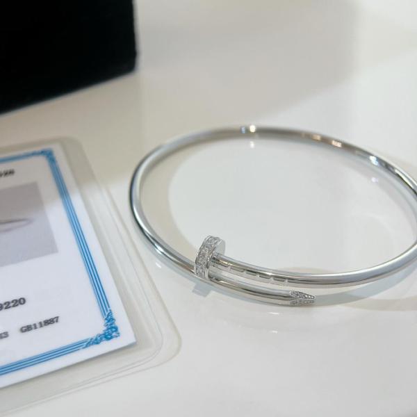 Cartier 18K white gold Juste Un Clou bracelet