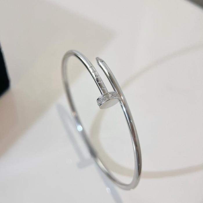Cartier 18K white gold Juste Un Clou bracelet