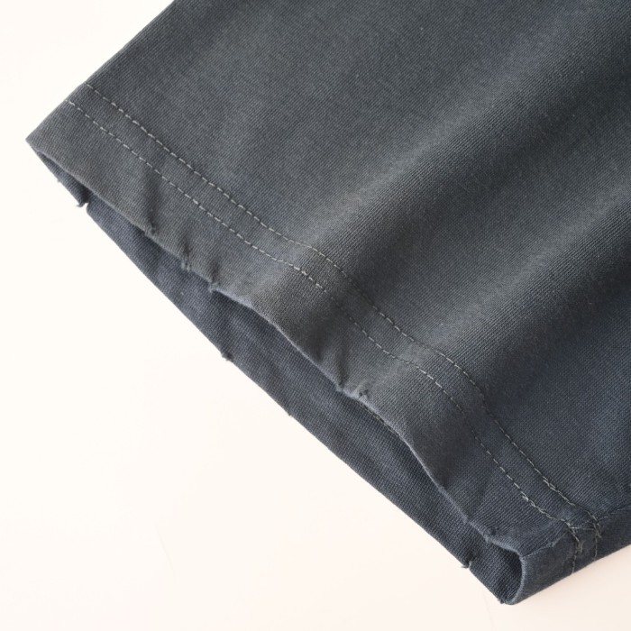 Acne Studios T Shirts Men's Dark Blue Crew Neck Moderate Straight Fit