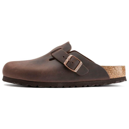 Birkenstock No Special Function Closed Toe Slippers Unisex Red Brown Narrow
