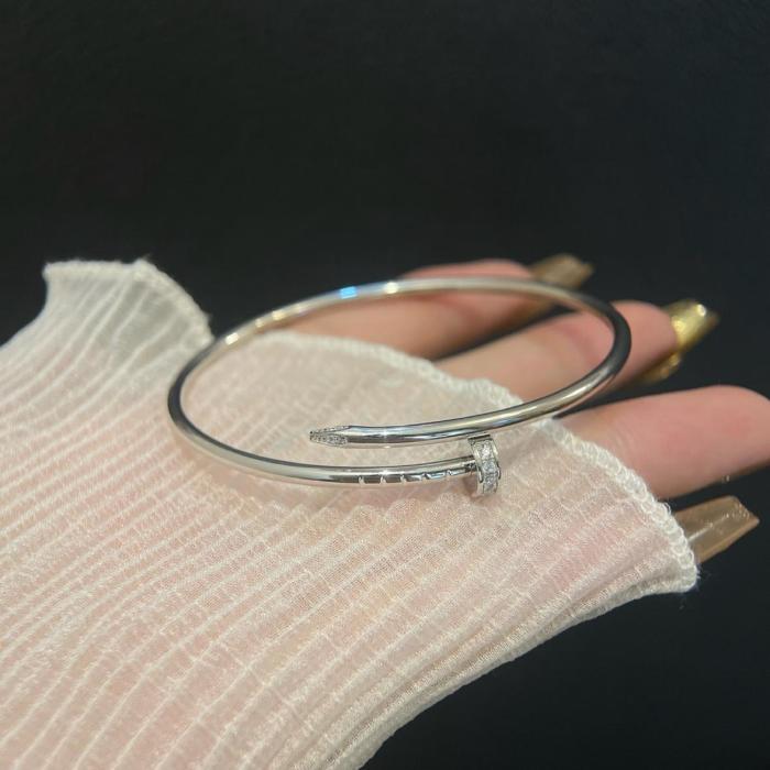Cartier 18K white gold Juste Un Clou bracelet