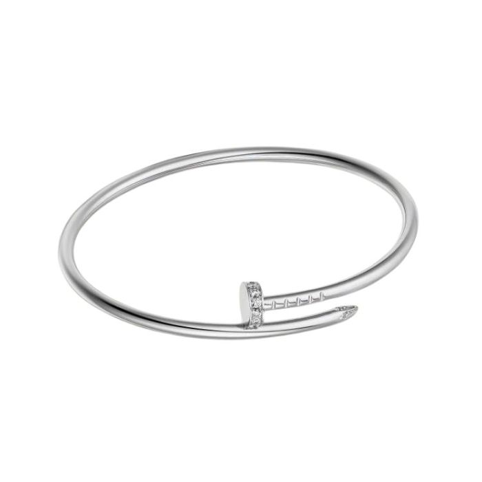 Cartier 18K white gold Juste Un Clou bracelet