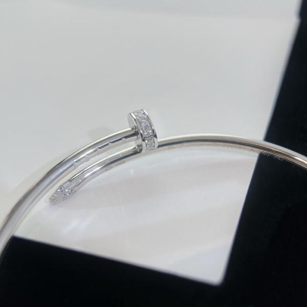 Cartier 18K white gold Juste Un Clou bracelet