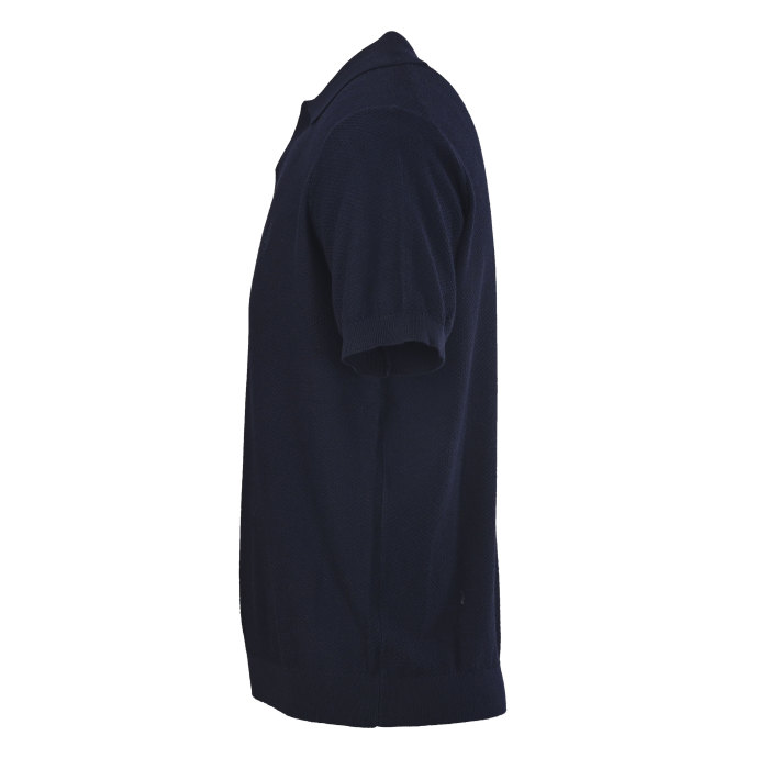 LORO PIANA Short Sleeved Knitted Polo Shirt 