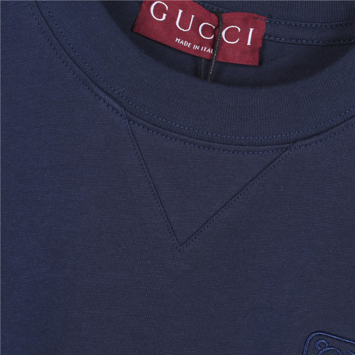 GUCCI Logo Printed Jersey T Shirt