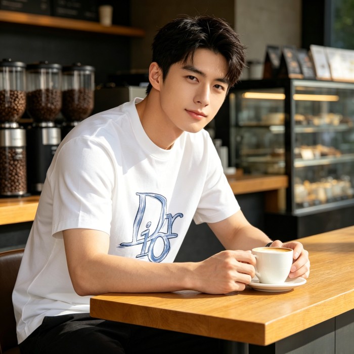 DIOR T Shirts Men's White 