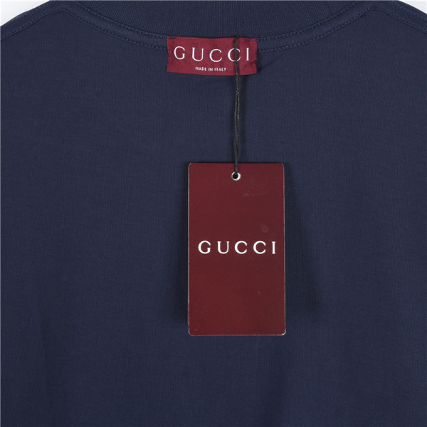 GUCCI Logo Printed Jersey T Shirt