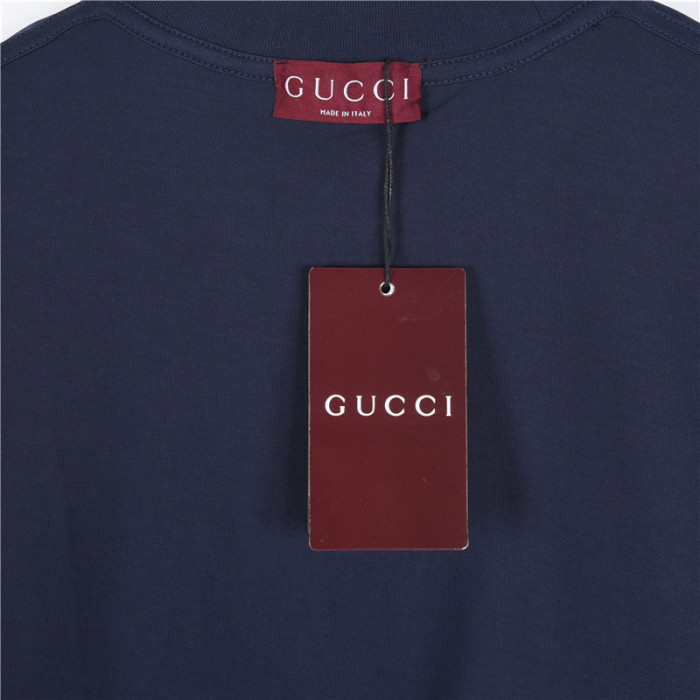 GUCCI Logo Printed Jersey T Shirt