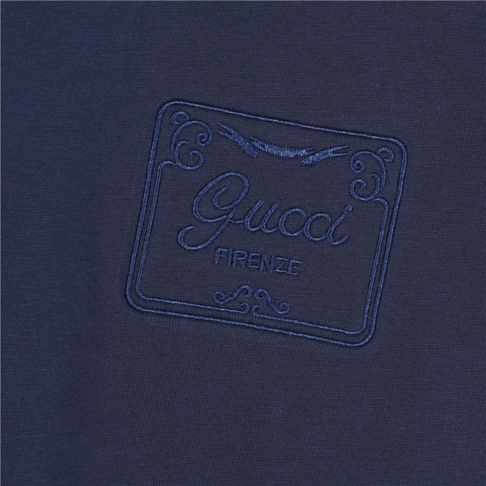 GUCCI Logo Printed Jersey T Shirt
