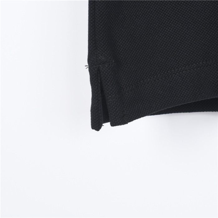 Burberry Ekd Embroidered Checked-Trim Polo Shirt